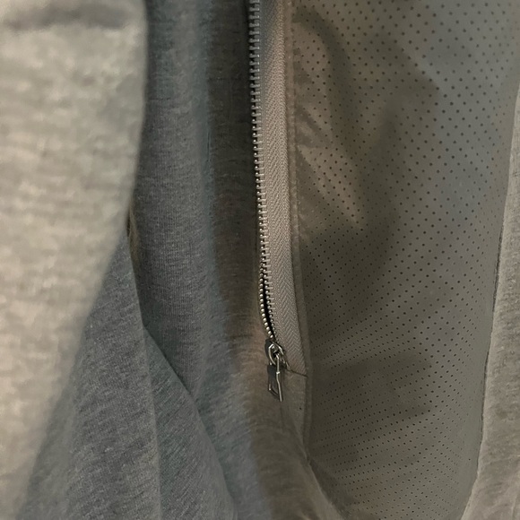 INC Gray Zipper Sweat / Windbreaker - Picture 2 of 6